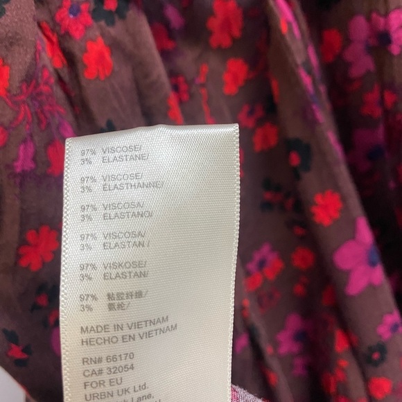 NWT Free People It Takes Two Wrap Dress Combo Floral Skater Mini Dress Sz M #A19 - Picture 8 of 11